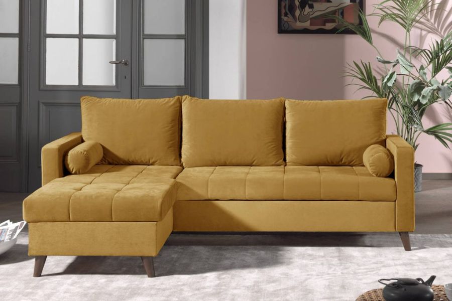 3 canapés d'angle en velours pour cocooner l’hiver